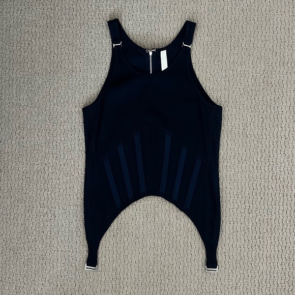 Unisex Dion Lee Navy Corset-Style Tank Top - Picture 5 of 15